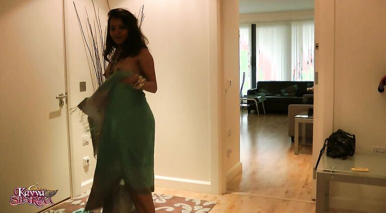Kavya is performing on Indian song called Tu He Tu Mannat Meri.