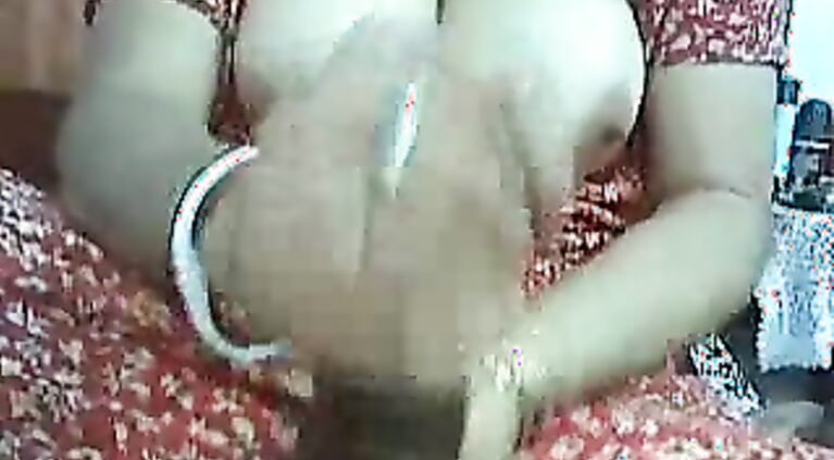 Aunty Caught Peeing In Toilet.