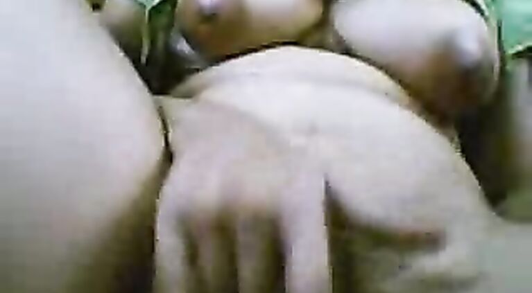 pussy rubbing her boobs against the mans body giving horny expressions in this MMS