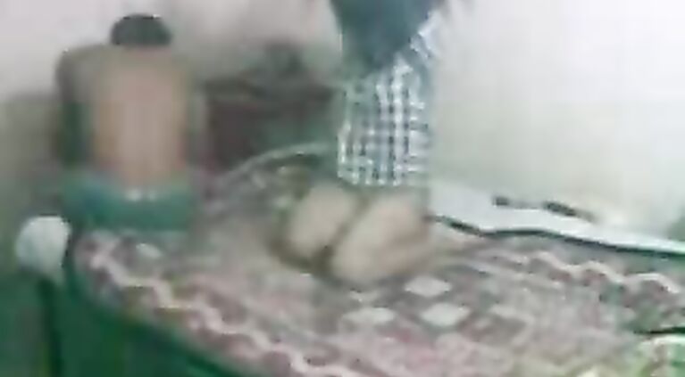 Cute Indian school girl enjoying first time sex with her boyfriend.