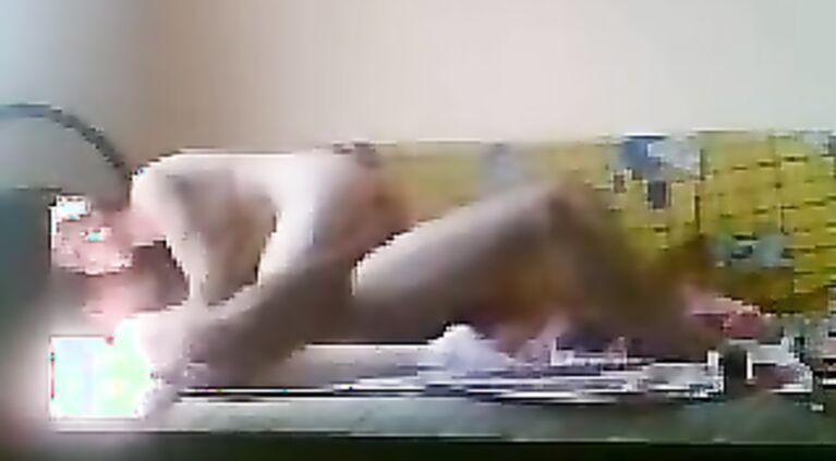 haya from Hyderabad with her hubby Amit in bedroom recorded live on webcam naked