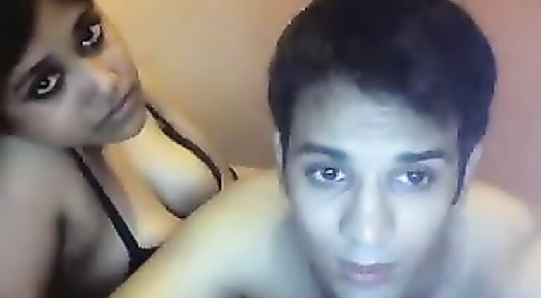 skimpy panties showing lovely ass cheeks taking cum of two clients on her pussy